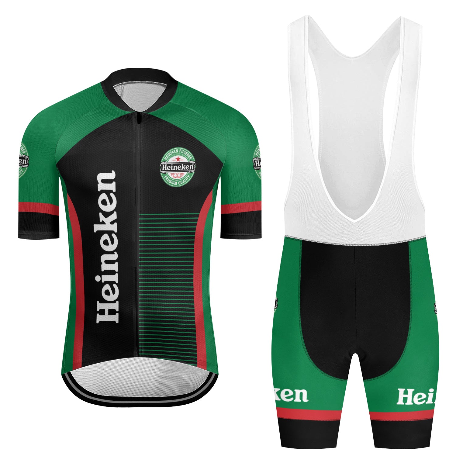 Heineken Made To Chill Men's Cycling Jersey Set - Flexiquor.com