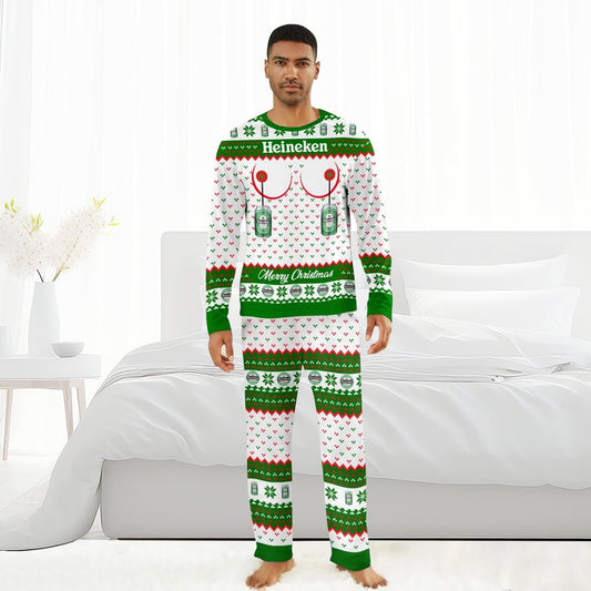 Heineken Merry Chistmas Family Pajamas Set - Flexiquor.com
