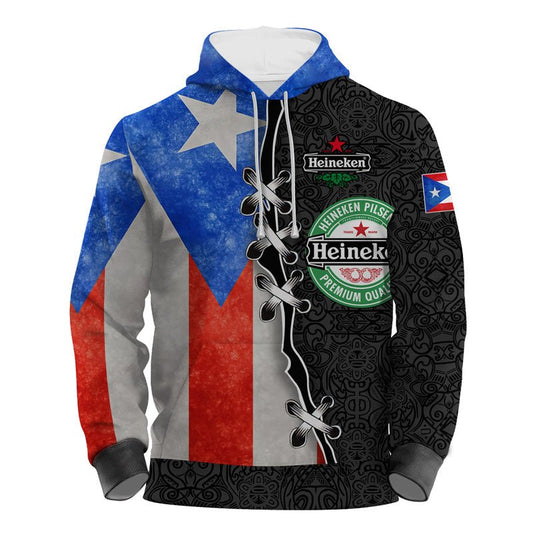 Heineken Puerto Rican Hoodie & Zip Hoodie - Flexiquor.com