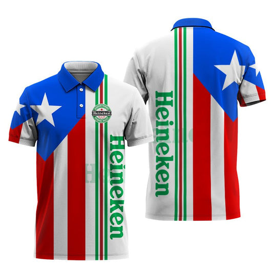 Heineken Puerto Rican Polo Shirt - Flexiquor.com