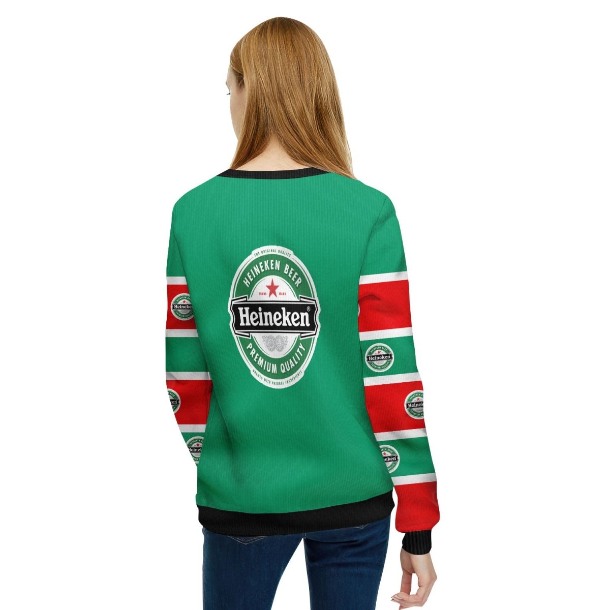 Heineken Santa Need A Beer Ugly Sweater - Flexiquor.com