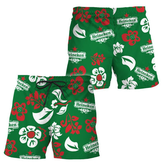 Heineken Tropical Garden Swim Trunks - Flexiquor.com