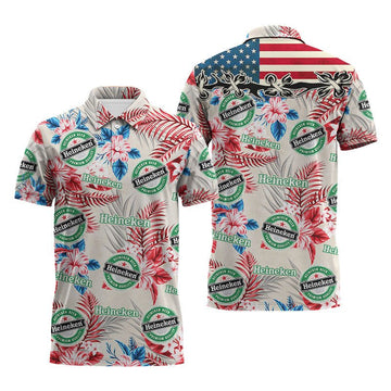 Heineken Tropical Summer Polo Shirt - Flexiquor.com