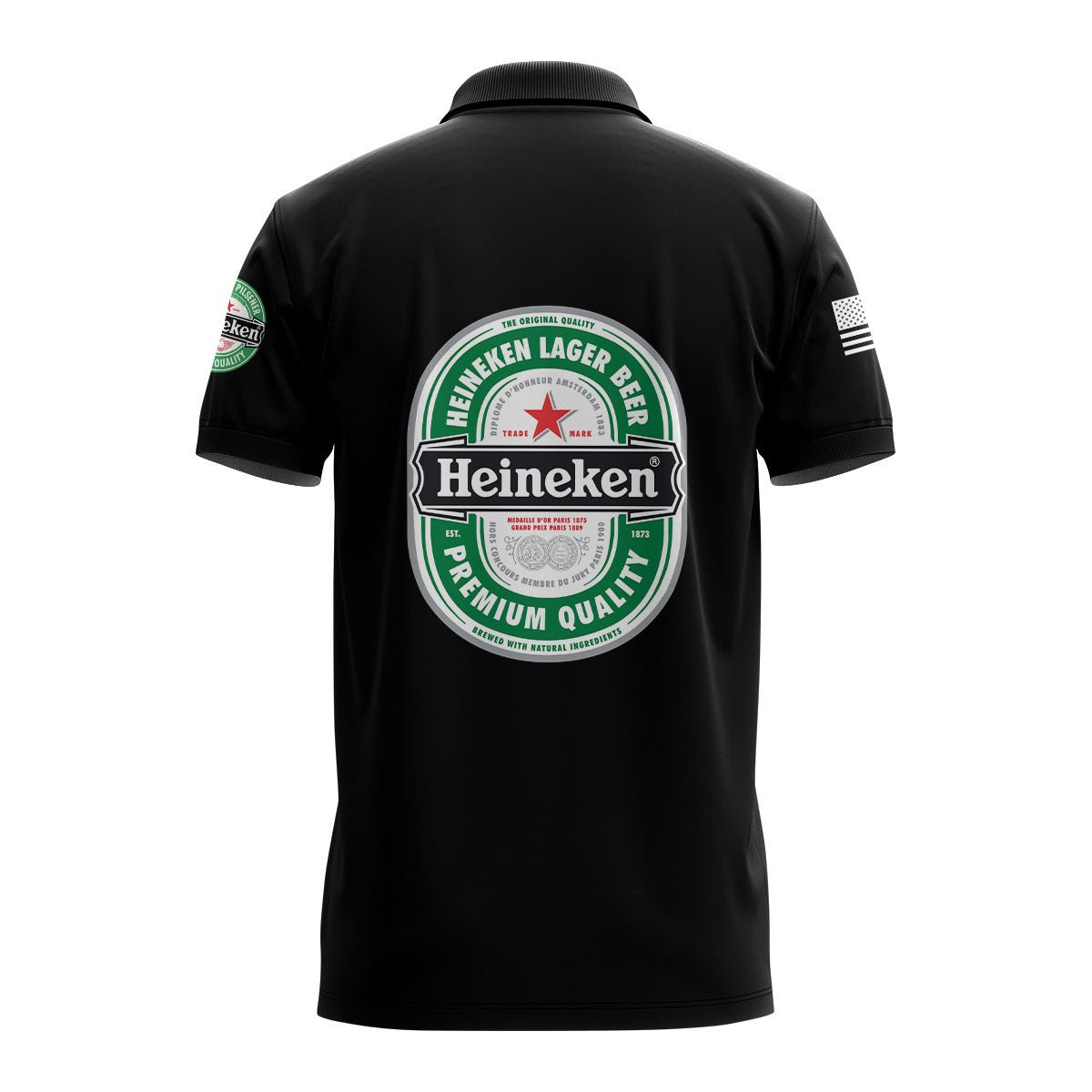 Heineken USA Flag Polo Shirt - Flexiquor.com