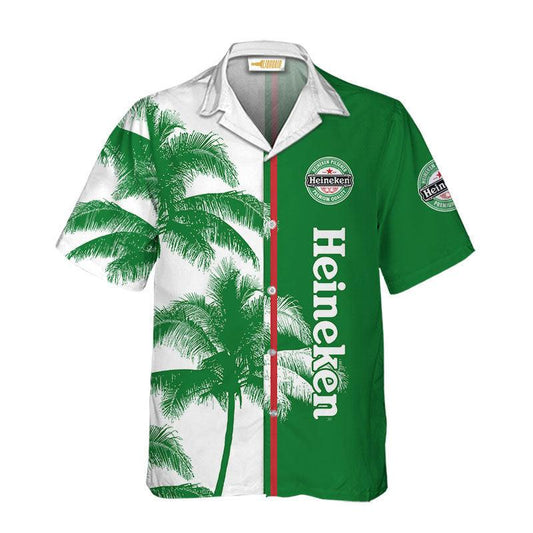Palm Tree Heineken Hawaiian Shirt