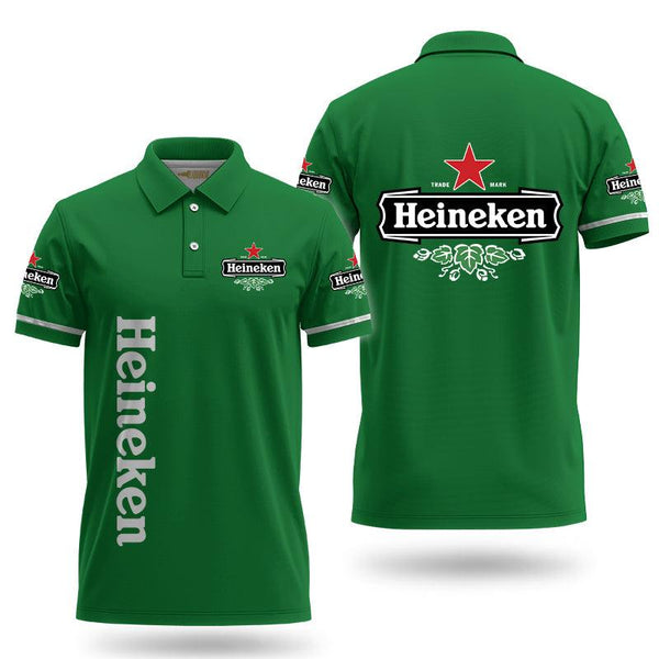 Basic Heineken Polo Shirt Heineken Golf Shirt Heineken Party Shirt