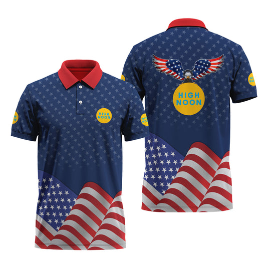 High Noon American Eagle Polo Shirt