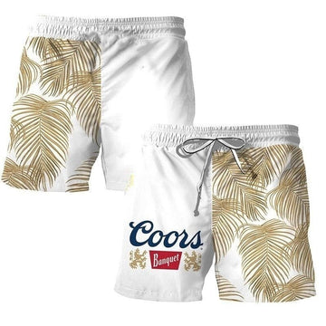 Coors Banquet Fern Swim Trunks - Flexiquor.com