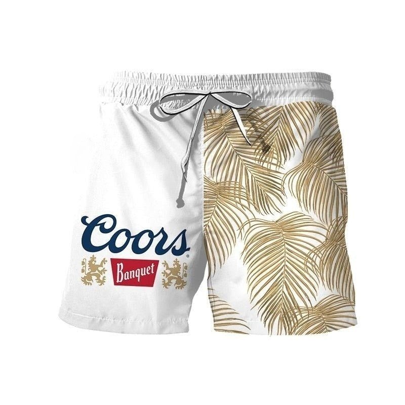 Coors Banquet Fern Swim Trunks - Flexiquor.com