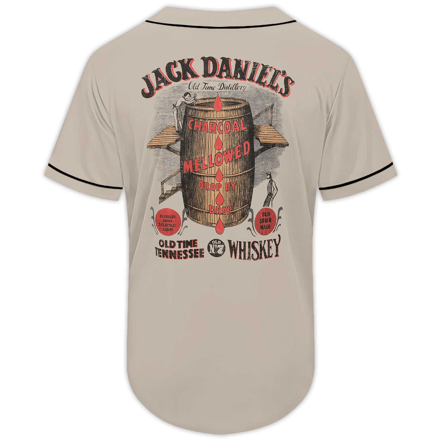 Jack Daniel's Old Time Tennessee Baseball Jersey