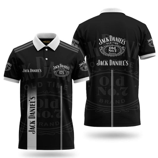 Jack Daniel's Three Stripes Polo Shirt