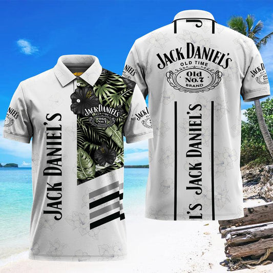 Tropical Jack Daniel's Polo Shirt