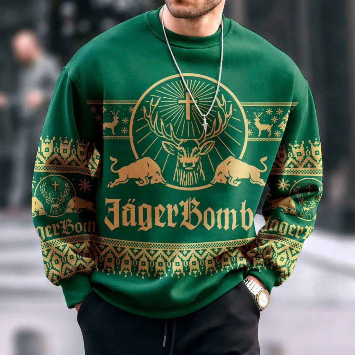 Jager Bomb Ugly Sweater - Flexiquor.com