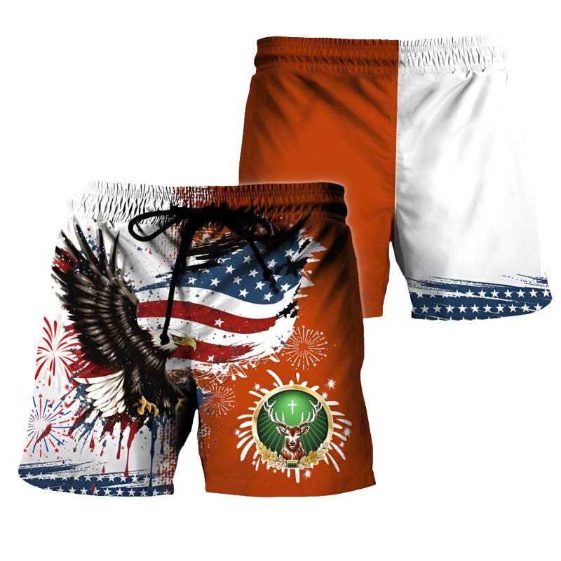 Jagermeister Eagle of Freedom Swim Trunks - Flexiquor.com