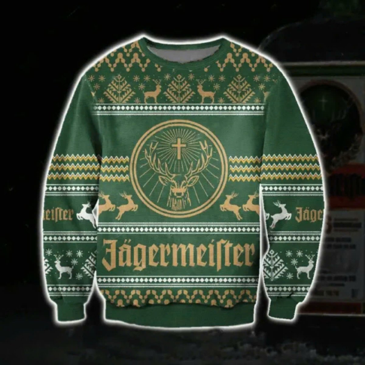 Jagermeister Ugly Xmas Sweater - Flexiquor.com