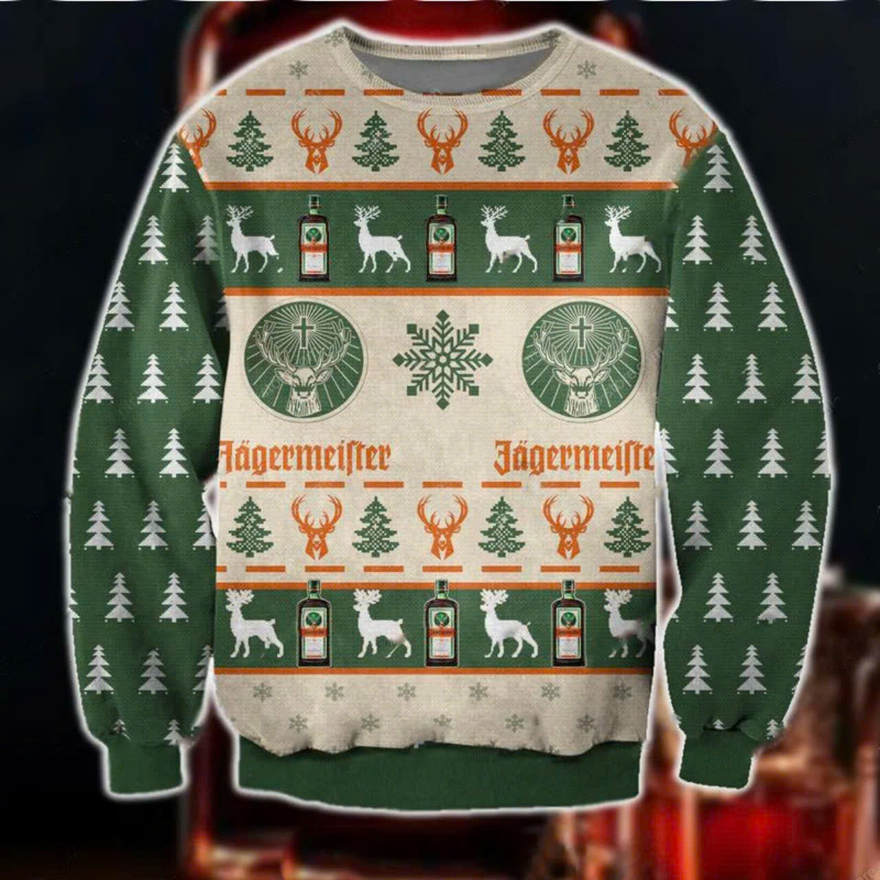 Jagermeister Winter Holiday Ugly Sweater