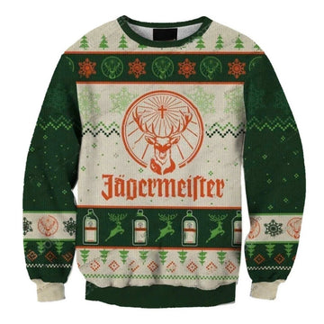 Jagermeister Winter Ugly Sweater - Flexiquor.com