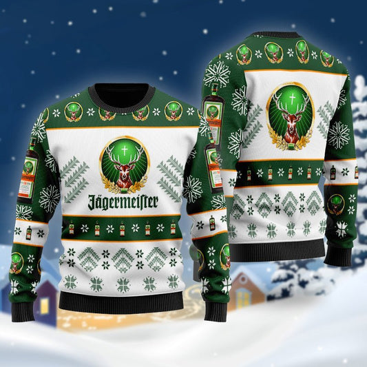 Jagermeister Xmas Ugly Sweater - Flexiquor.com