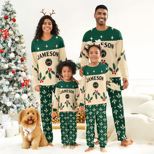 Jameson Christmas Cherry Family Pajamas Set - Flexiquor.com