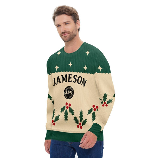 Jameson Chrismas Cherry Ugly Sweater - Flexiquor.com