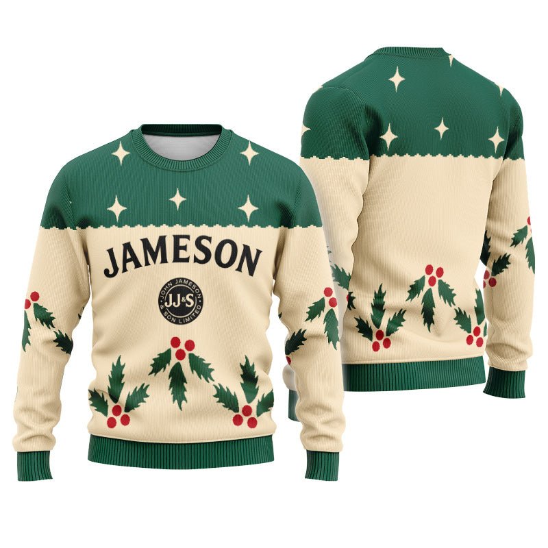 Jameson Chrismas Cherry Ugly Sweater - Flexiquor.com