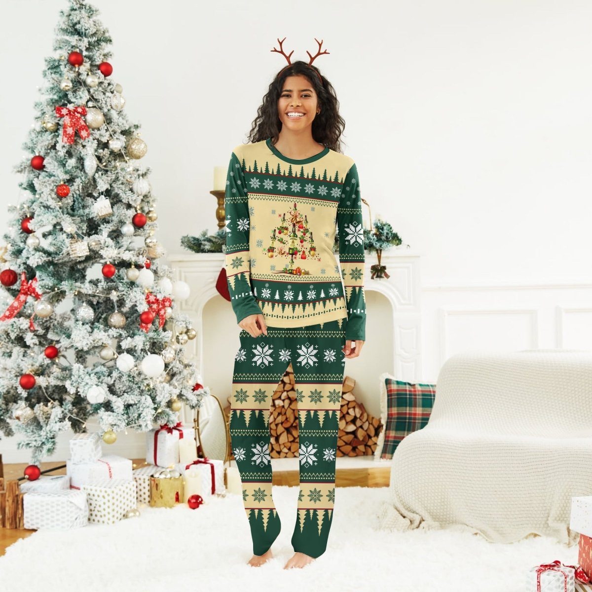 Jameson Christmas Tree Family Pajamas Set - Flexiquor.com