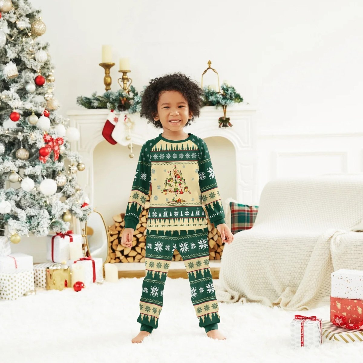 Jameson Christmas Tree Family Pajamas Set - Flexiquor.com