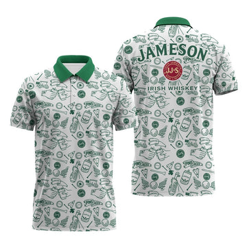 Jameson Doodle Art Polo Shirt - Flexiquor.com
