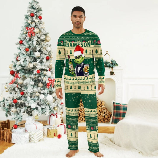 Jameson Grinch Christmas Family Pajamas Set - Flexiquor.com