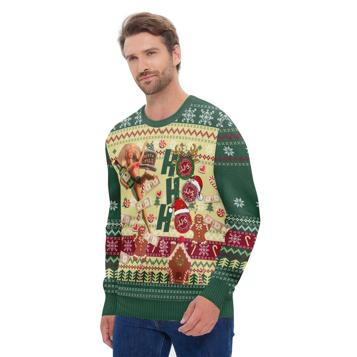 Jameson HoHoHo Christmas Ugly Sweater - Flexiquor.com