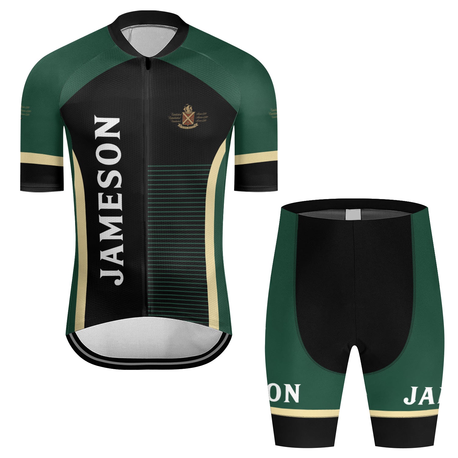 Jameson Made To Chill Men's Cycling Jersey Set - Flexiquor.com
