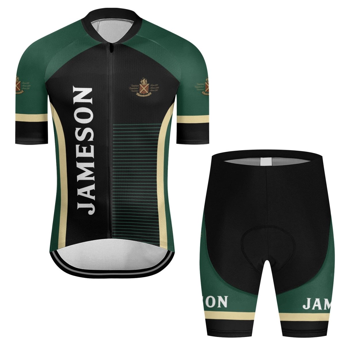 Jameson Made To Chill Men's Cycling Jersey Set - Flexiquor.com