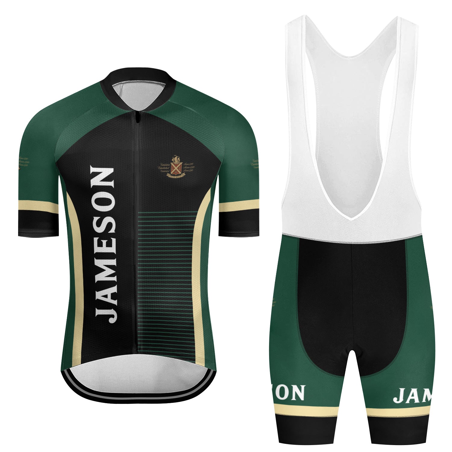 Jameson Made To Chill Men's Cycling Jersey Set - Flexiquor.com