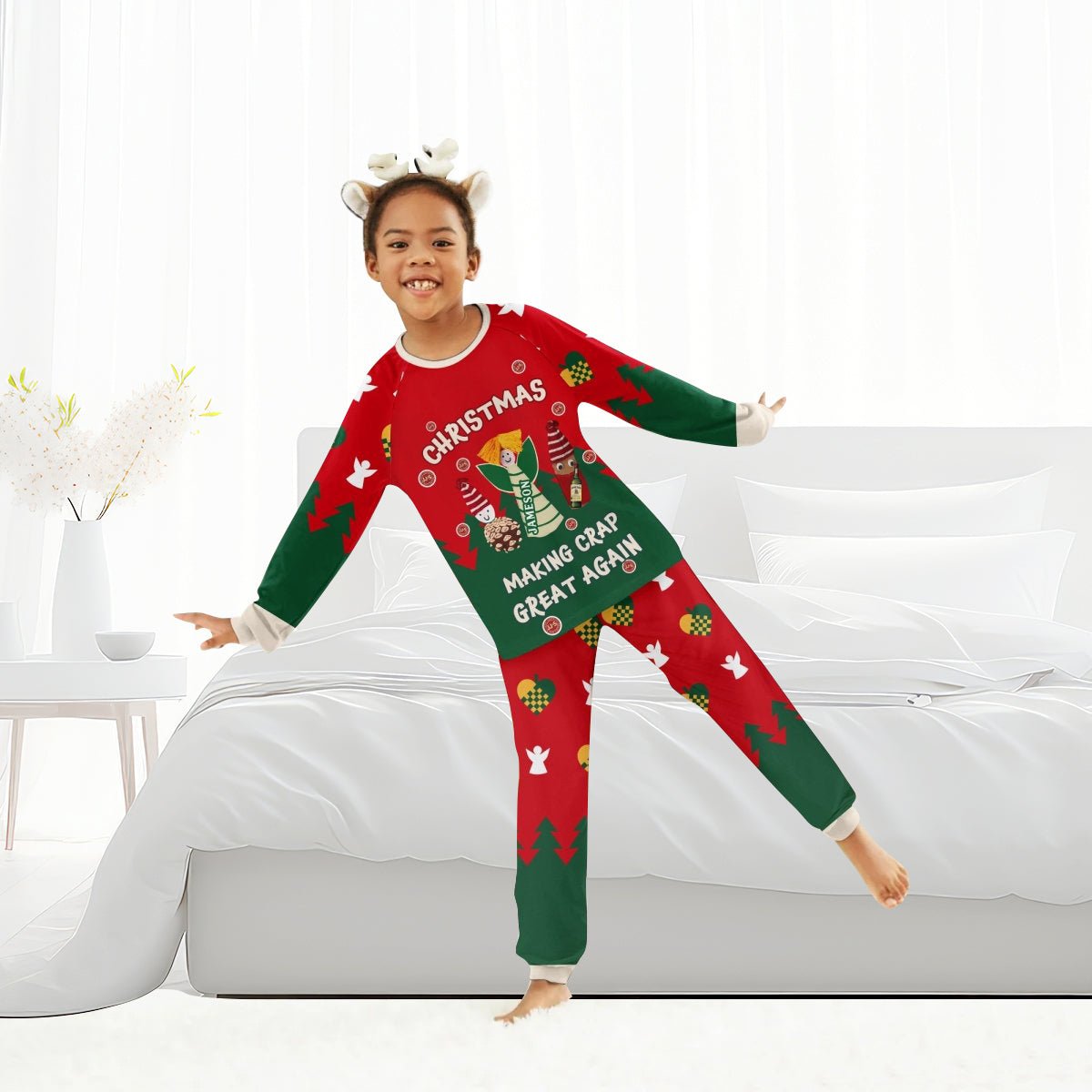 Jameson Making Christmas Great Again Family Pajamas Set - Flexiquor.com