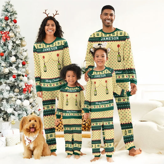 Jameson Merry Chistmas Family Pajamas Set - Flexiquor.com