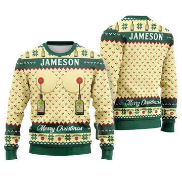 Jameson Merry Christmas Ugly Sweater - Flexiquor.com