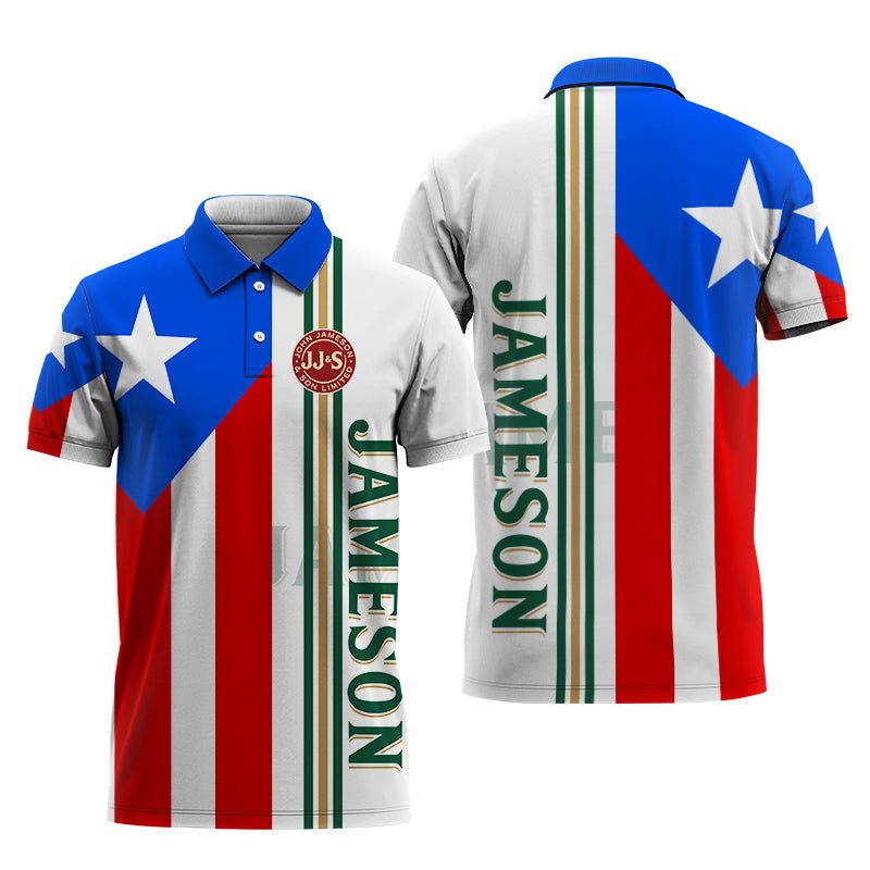 Jameson Puerto Rican Polo Shirt - Flexiquor.com