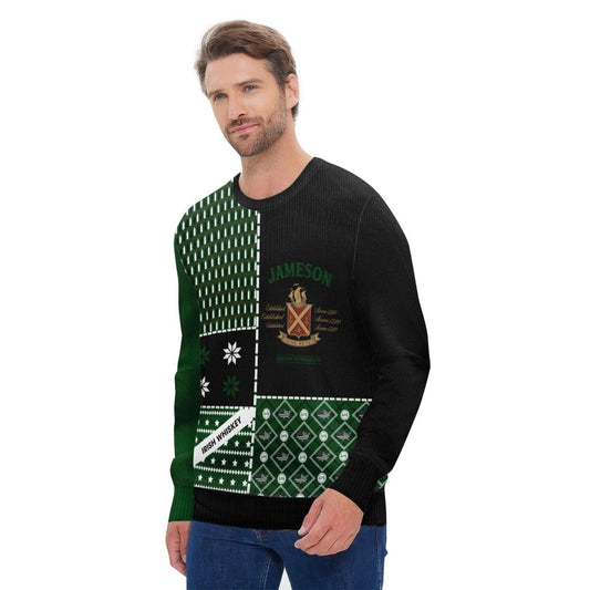 Jameson Retro Christmas Ugly Sweater - Flexiquor.com