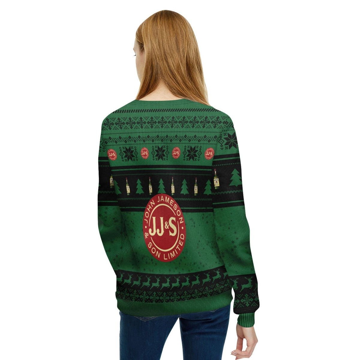 Jameson Santa Grinch Ugly Sweater - Flexiquor.com