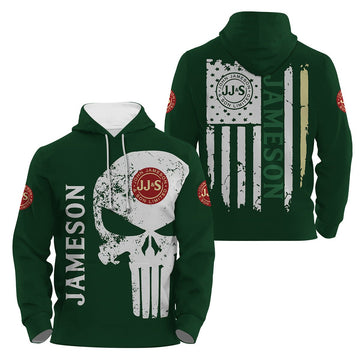 Jameson Skull Hoodie & Zip Hoodie - Flexiquor.com