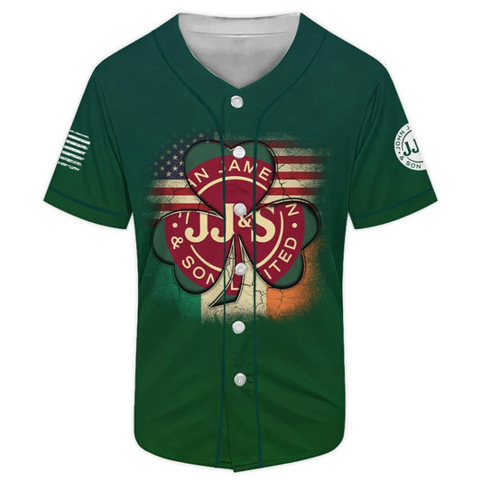 Jameson St Patrick's Day Baseball Jersey - Flexiquor.com