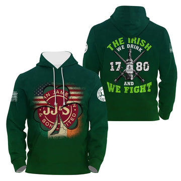 Jameson St. Patrick's Day Hoodie & Zip Hoodie - Flexiquor.com