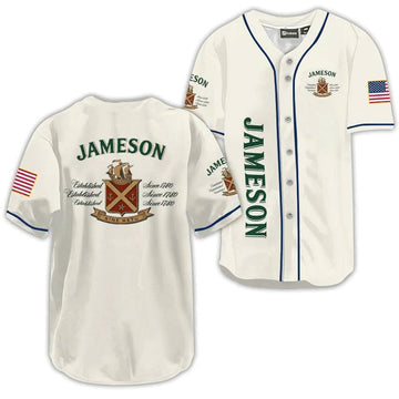 Jameson USA Flag Baseball Jersey - Flexiquor.com