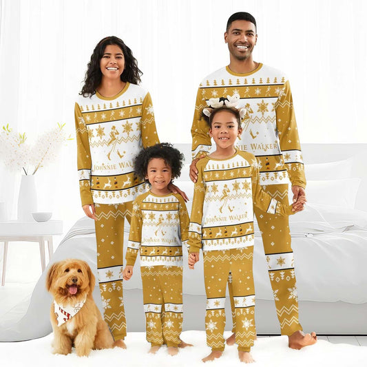 Johnnie Walker Christmas Family Pajamas Set - Flexiquor.com