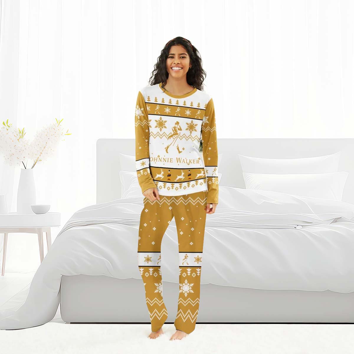 Johnnie Walker Christmas Family Pajamas Set - Flexiquor.com