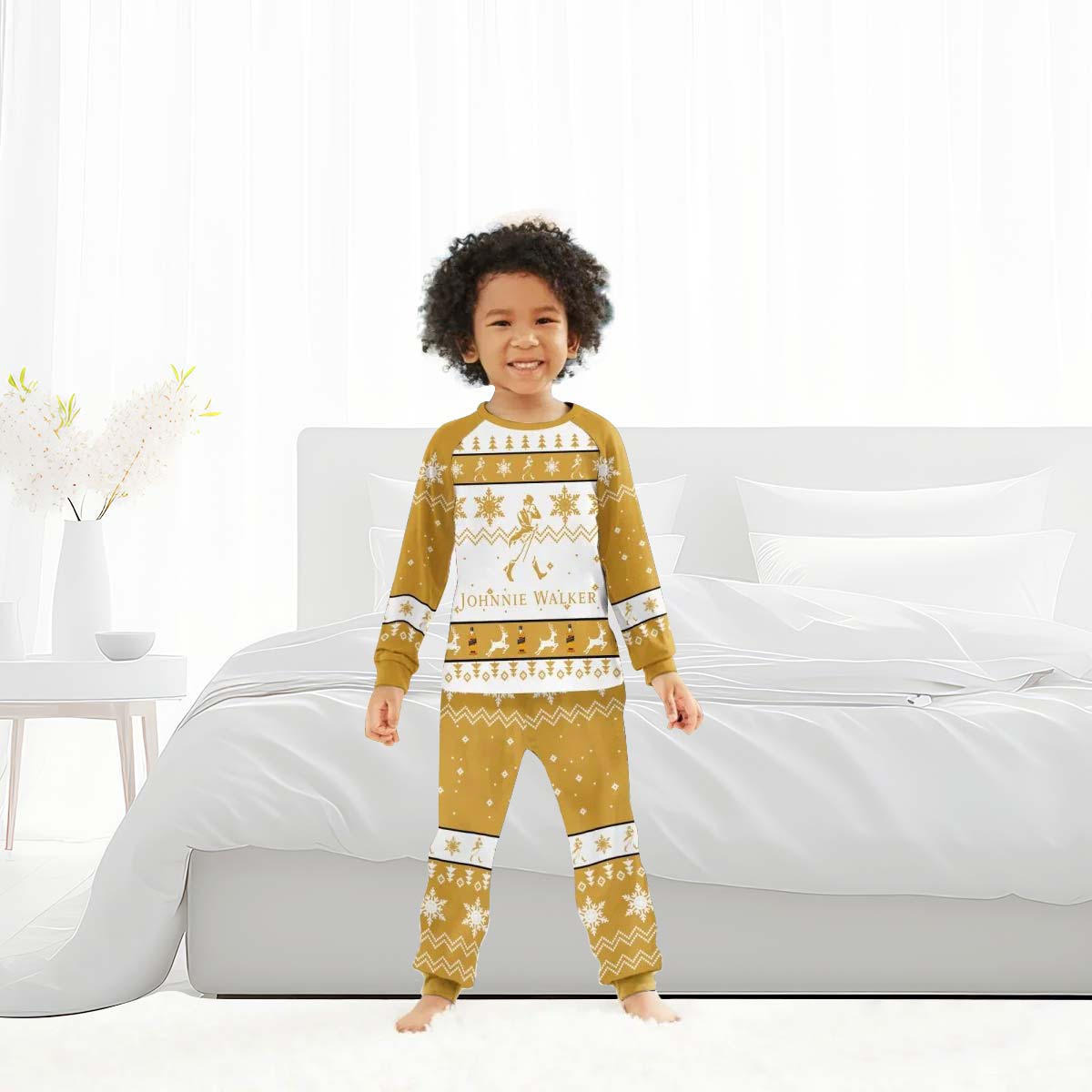 Johnnie Walker Christmas Family Pajamas Set - Flexiquor.com
