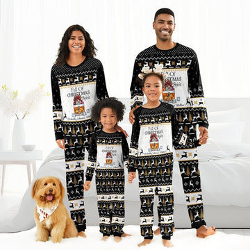 Johnnie Walker Full Of Christmas Spirit Family Pajamas Set - Flexiquor.com