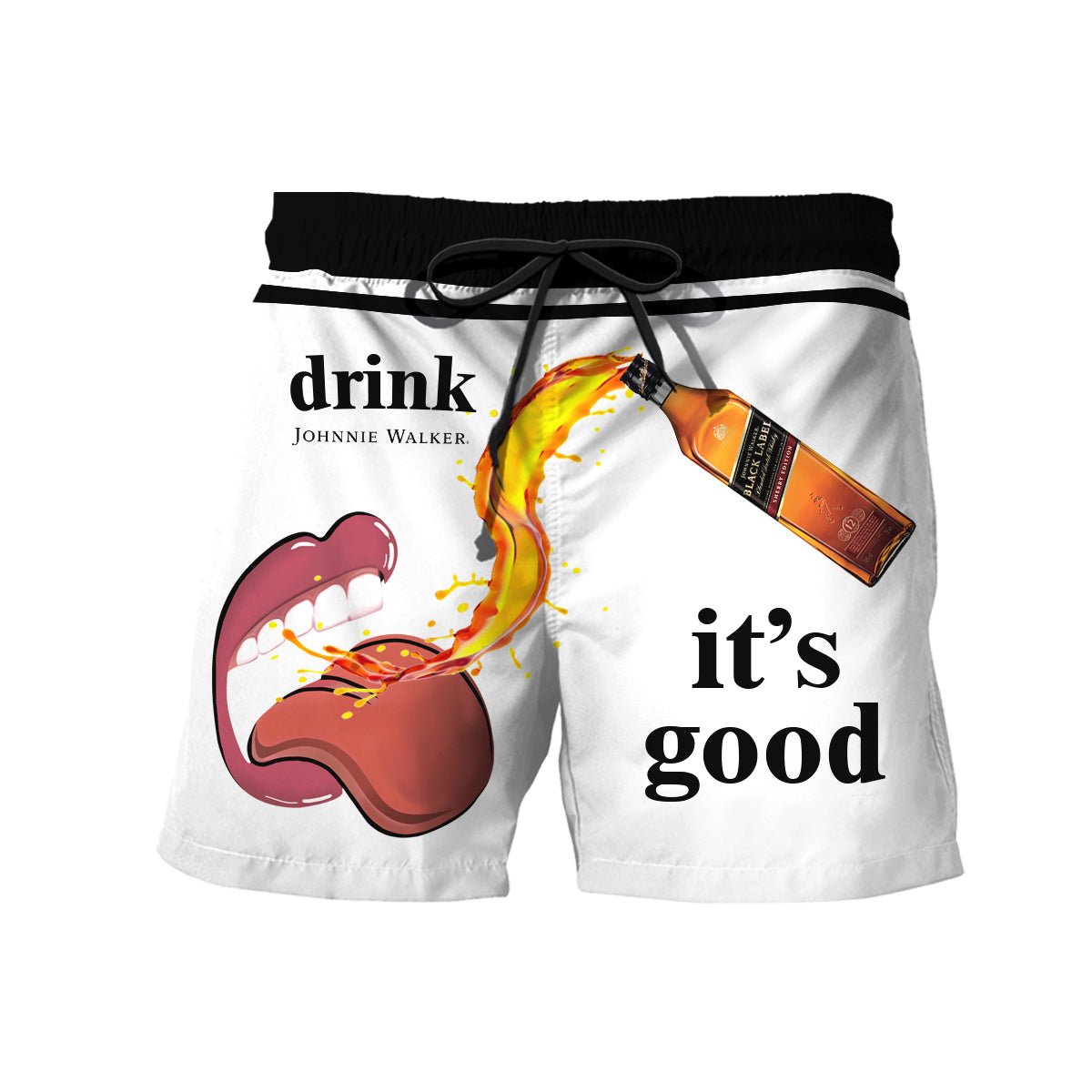 Let's Drink Johnnie Walker Swim Trunks - Flexiquor.com