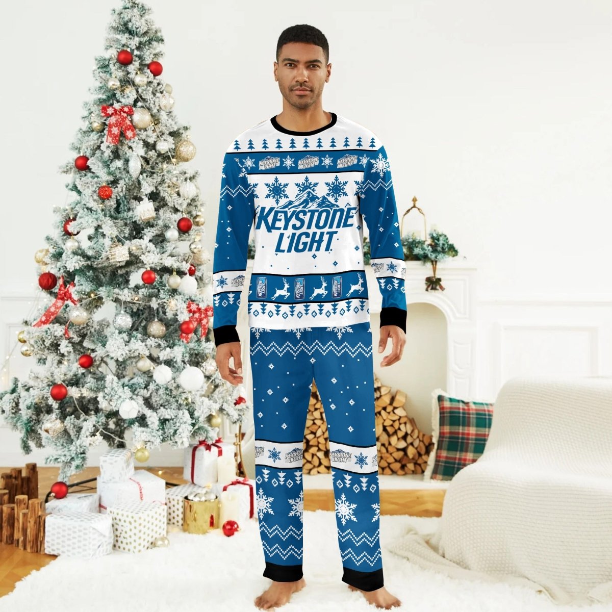 Keystone Light Christmas Family Pajamas Set - Flexiquor.com