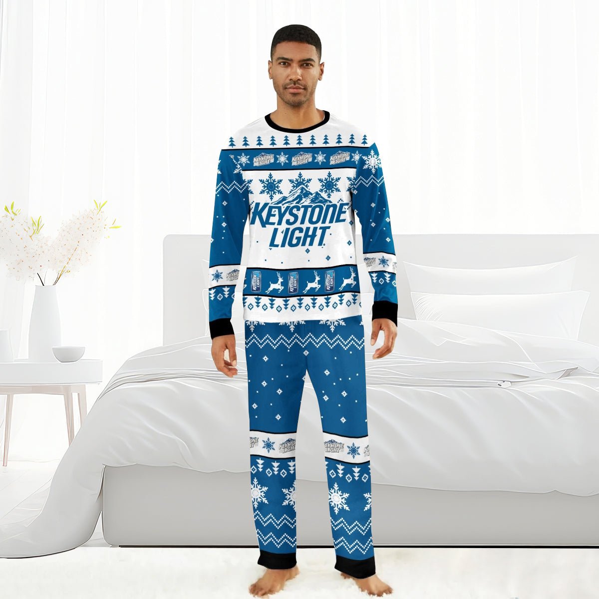 Keystone Light Christmas Family Pajamas Set - Flexiquor.com